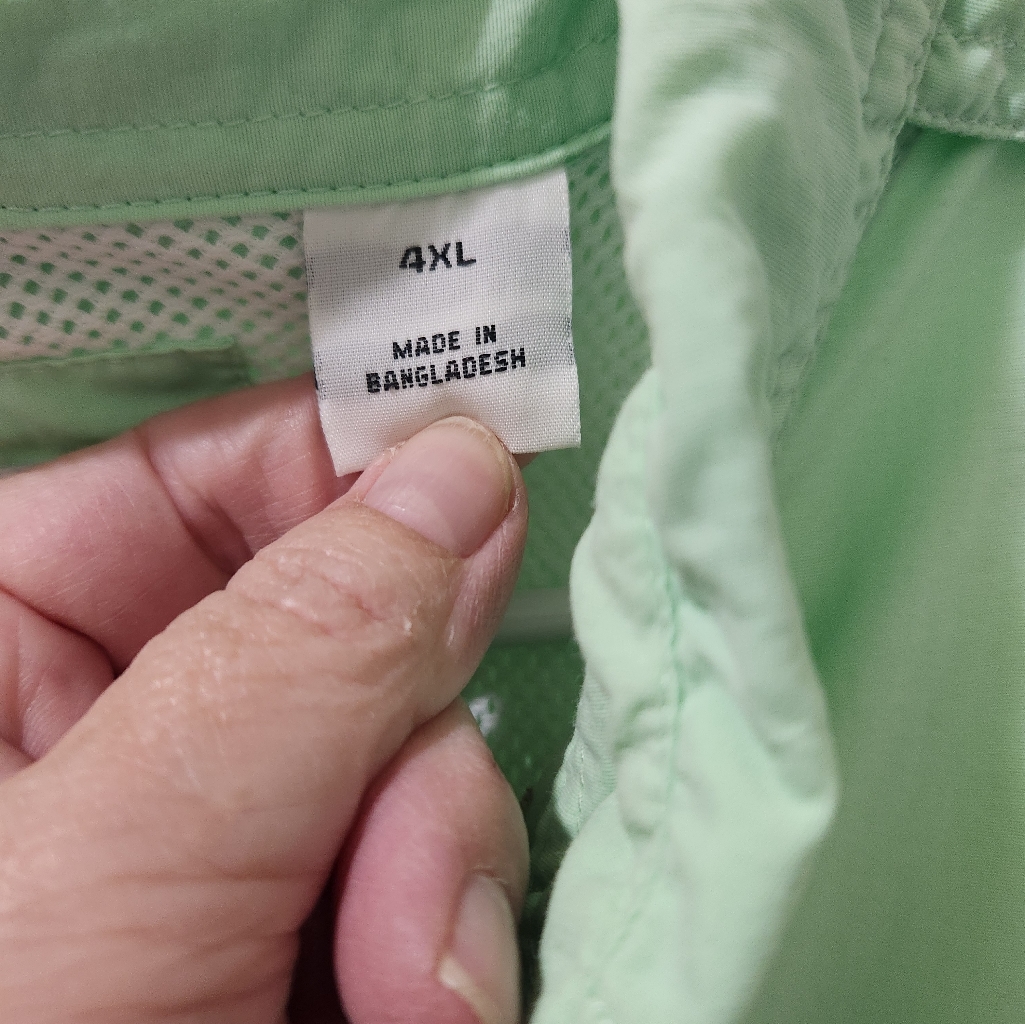 Worldwide Sportsman Mint Green Fishing Shirt